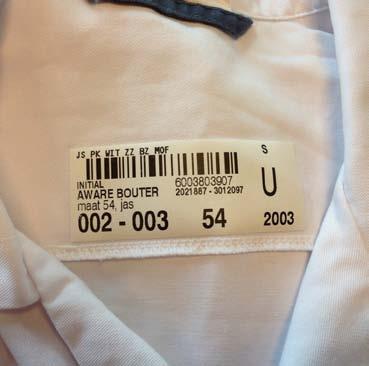Barcodes in kleding: alles onder controle